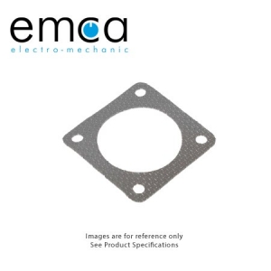 EMI/RFI Gasket, Shell Size 20, Silicone With Woven Aluminum Wire Mesh Screen