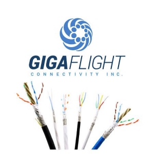 GigaFlight 10/ 100 Base-T Ethernet Cable White