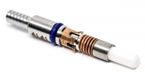 Size 16 MIL-PRF-28876 Type Fiber Optic Pin Terminus, 125micron, SM