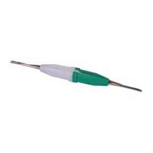 Installing/Removal Tool, Plastic Metal Tip, Green/White, Size 22