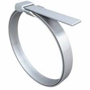 Termination Band, Coiled, Stainless Steel, Stamped Buckle, .250 x 14.25